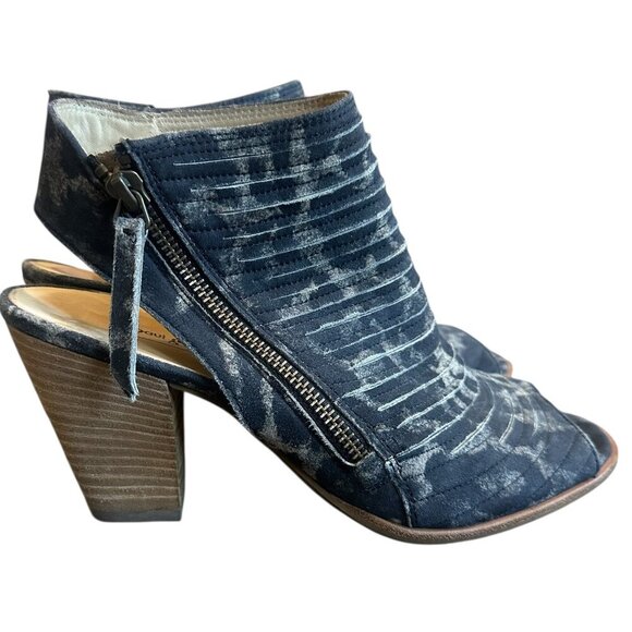 Paul Green Cayanne Peep Toe Sandals Ankle Booties w/ Heels Size Size 7.5 Women's - Picture 1 of 12